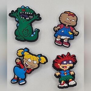 Rugrats Character Shoe Charms - Green, Blue, Red